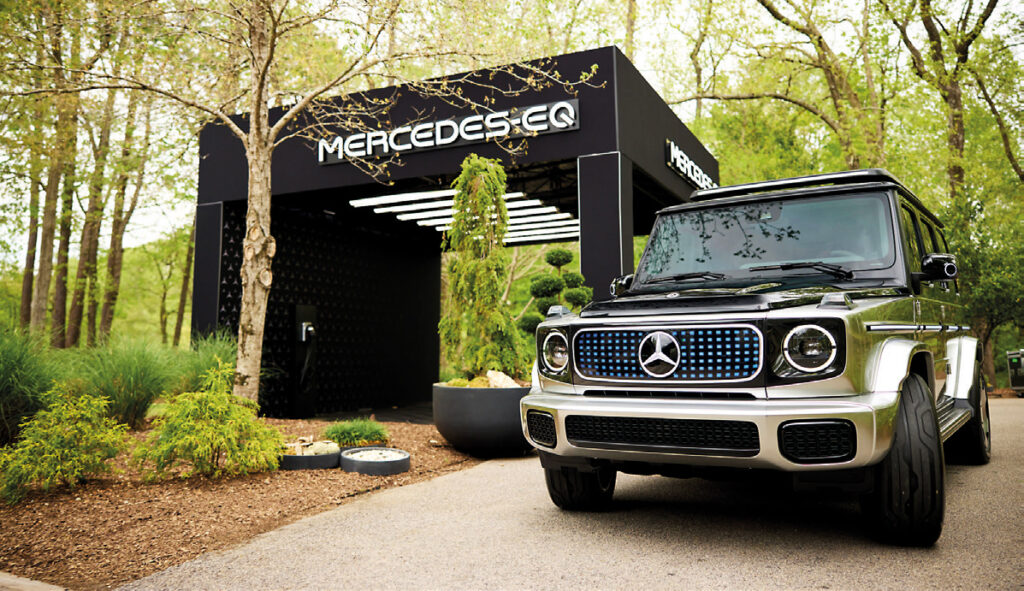 UNDER THE MASTERS
2022 var det världspremiär för Mercedes-Benz EQG.