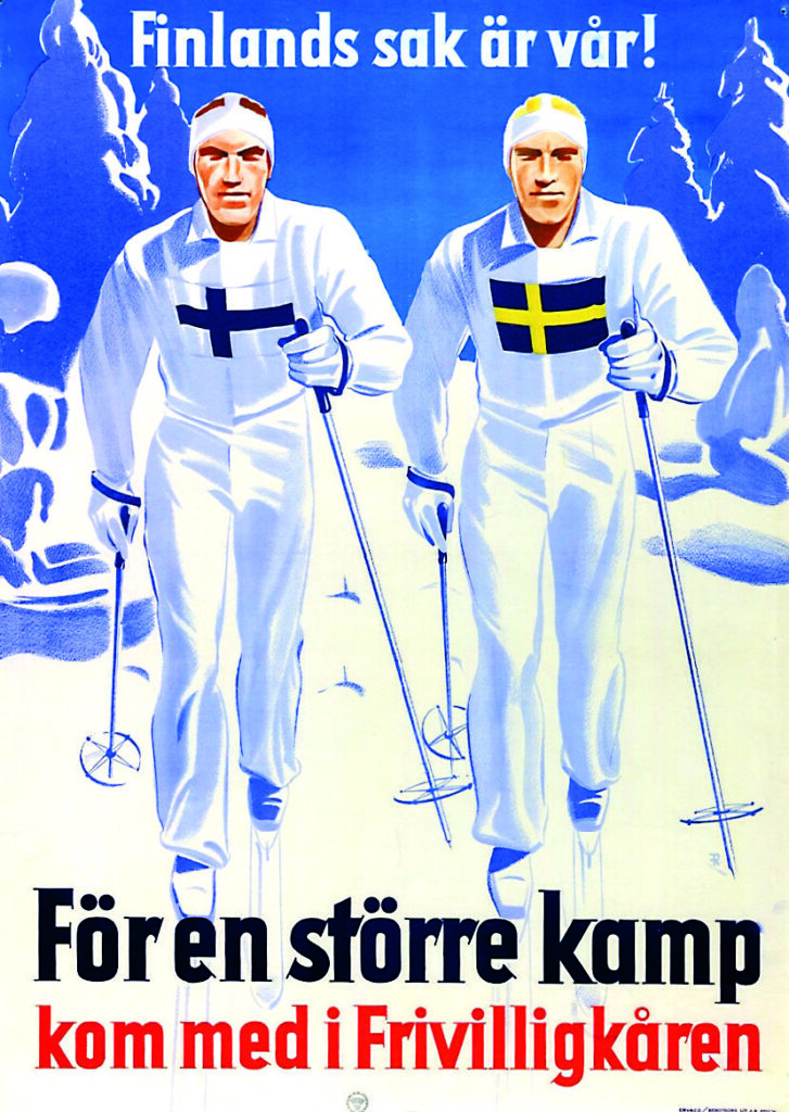 1940: “FINLANDS SAK ÄR VÅR”-AFFISCH