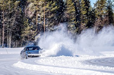 Porsche på hal is