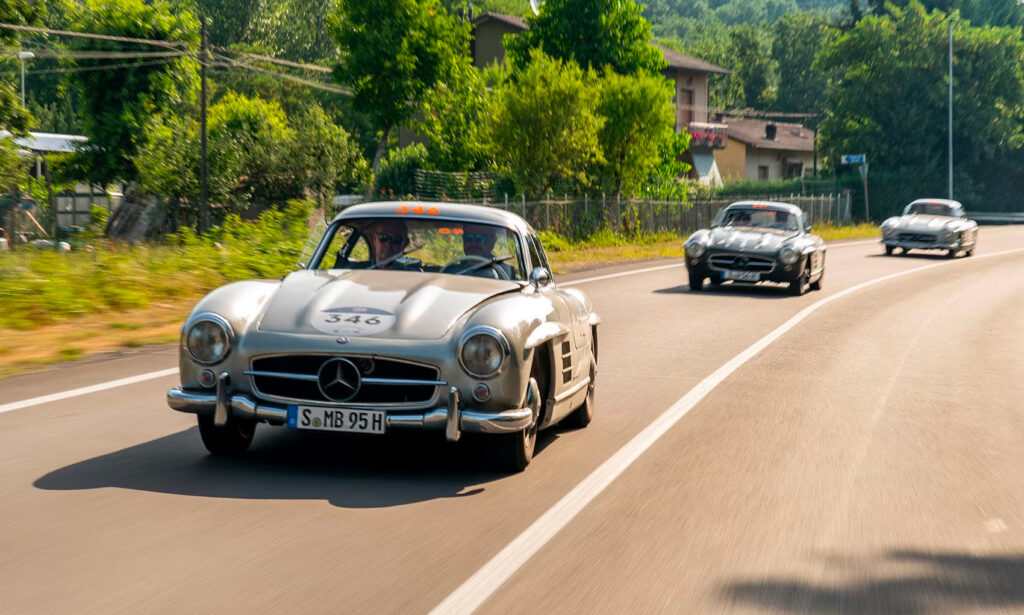 Mercedes-Benz vill att du ska hyra en 300 SL Gullwing för nästa års Mille Miglia Rally