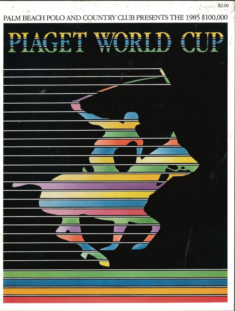 EN ANNONS för Piaget Polo från 1985.